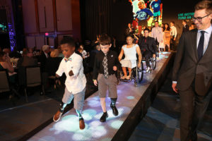 CAF Athletes on stage at Heroes Heart and Hope gala