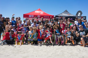 Junior Seau surf clinic with Ironman and CAF