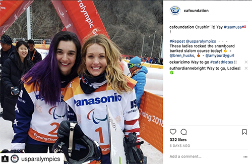 Brenna Huckaby and Amy Purdy win medals