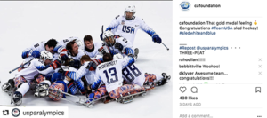 TEAM USA SLED HOCKEY WINS GOLD