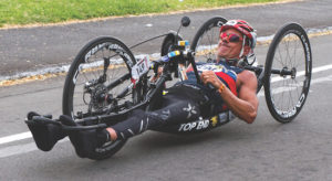 Carlos on Bike - Adaptive Sports Equipment
