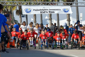 Challenged Athletes Kids Run at the San Diego Triathlon Challenge 2018