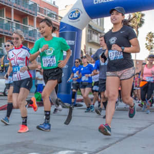 Molly Cuevas running the San Diego Triathlon Challenge-2018