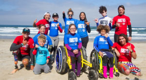 Challenged Athletes Foundation Adaptive Surf Youth Camp with mentors