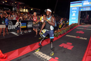 Roderick Sewell first double above the knee amputee to finish IRONMAN Kona