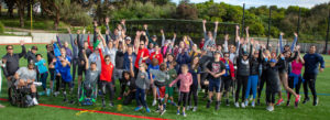 CAF Norcal community at the inclusive workout in San Francisco