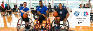 Isaiah Pead Steve Serio Trooper Johnson Nike Wheelchair Basketball Clinic