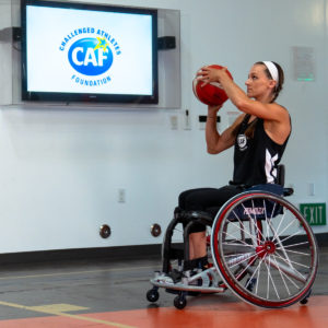 Megan Blunk Shooting Basketball