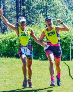 Amy Dixon Running With Guide Christy Fritts