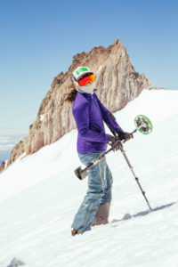 Anna Soens Skiing Mt. Hood