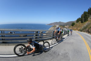 Athletes cycling at the 2019 Million Dollar Challenge