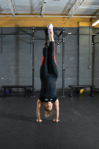 Tina Hurley Headstand