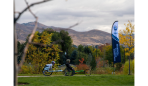 Adaptive athletes handcycling at CAF Idaho 2021 Clinic
