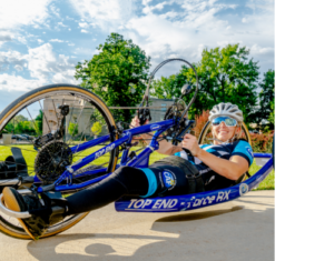 Danielle Watson on Top End handcycle