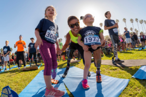 CAF ambassador Scout Bassett at CAF Community Weekend Yoga