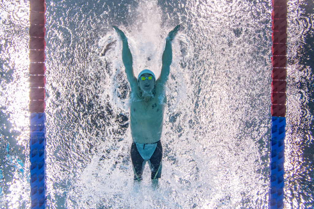 Rudy Garcia Tolson swimming at 2020 Tokyo games