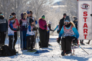 2022 CAF Idaho Junior Ski Camp starting camp on sit ski 1200x800