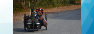 Tavian Bryant on handcycle