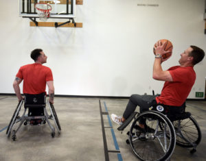 Steve Serio_Drew Brees_wheelchair basketball