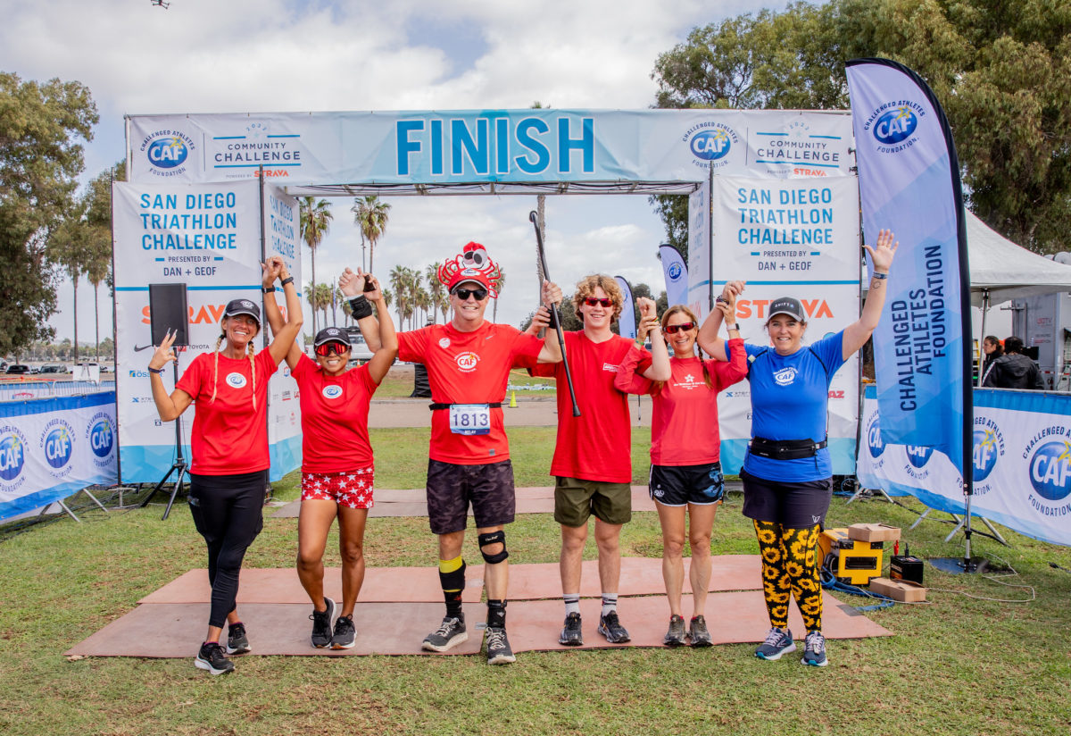 Accenture team crosses the finish line at CCC 2022