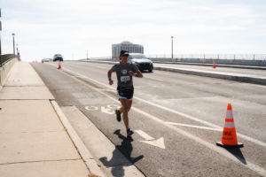 Woman running at SDTC 2022