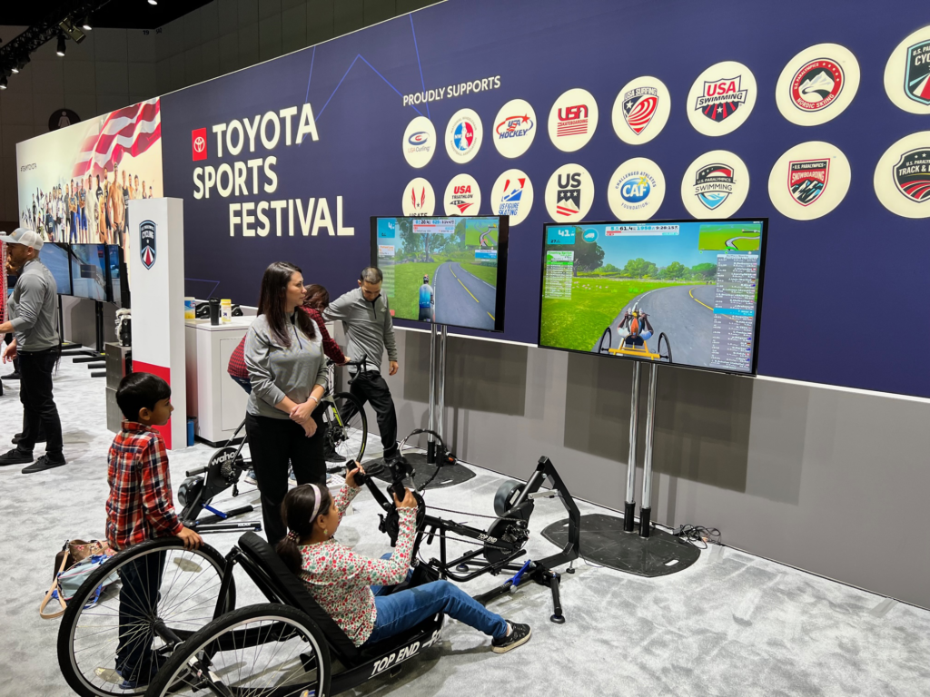 Zwift Hand-cycle simulation