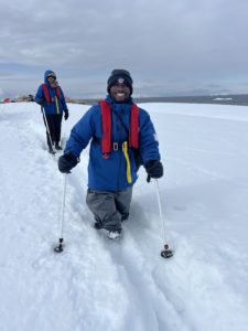 Roderick Sewell of Challenged Athletes Foundation in Antartica