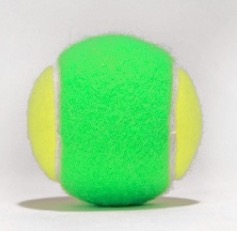 green tennis ball