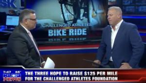 CAF on KUSI talking about Fundraising