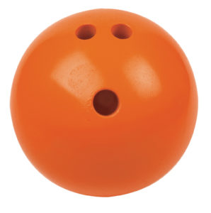 rubber bowling ball