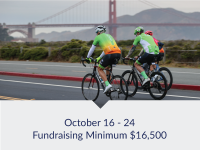 Words on a grey background that say October 16-24 Fundraising Minimum $16,500