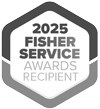 2025 Fisher Service Awards logo